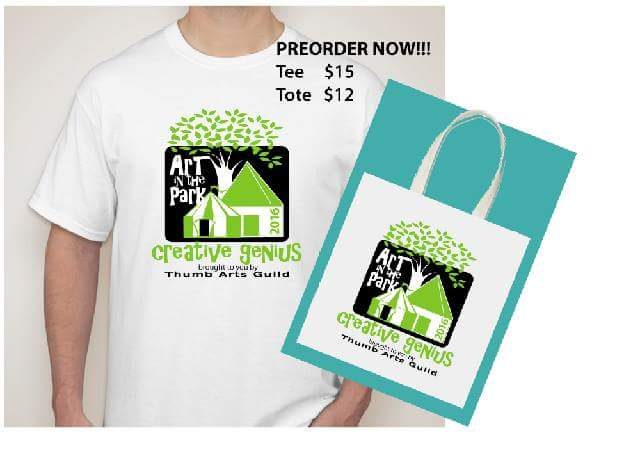 Art in the Park 2016 Tshirt or Tote